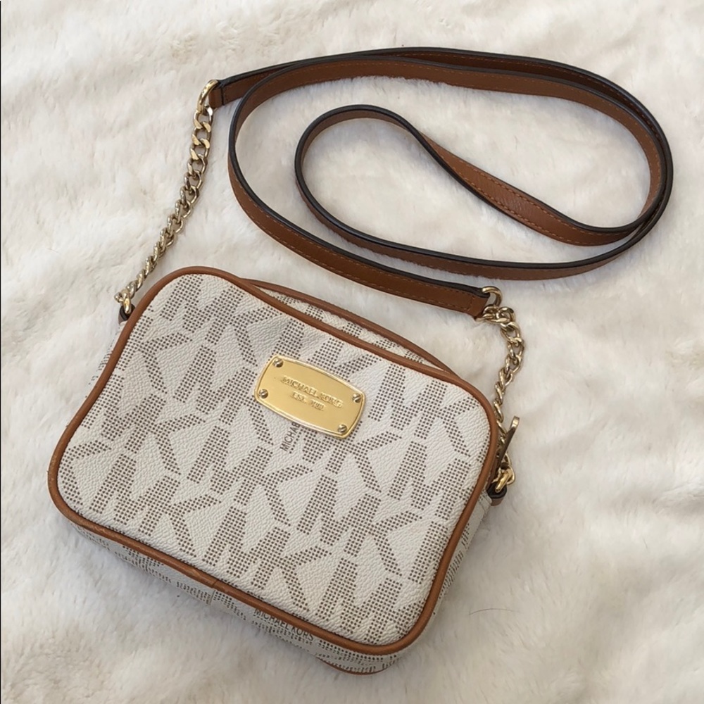 Signature MK Mini Crossbody